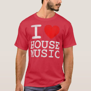 Camiseta Eu Amo Música House - Edm Rave Festival Dj Distânc
