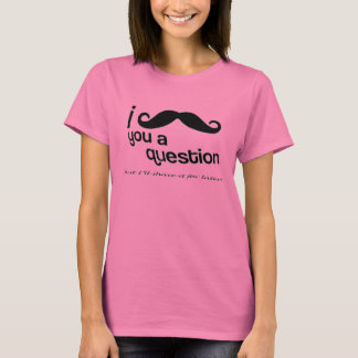 Camiseta Eu Amo Mustaches