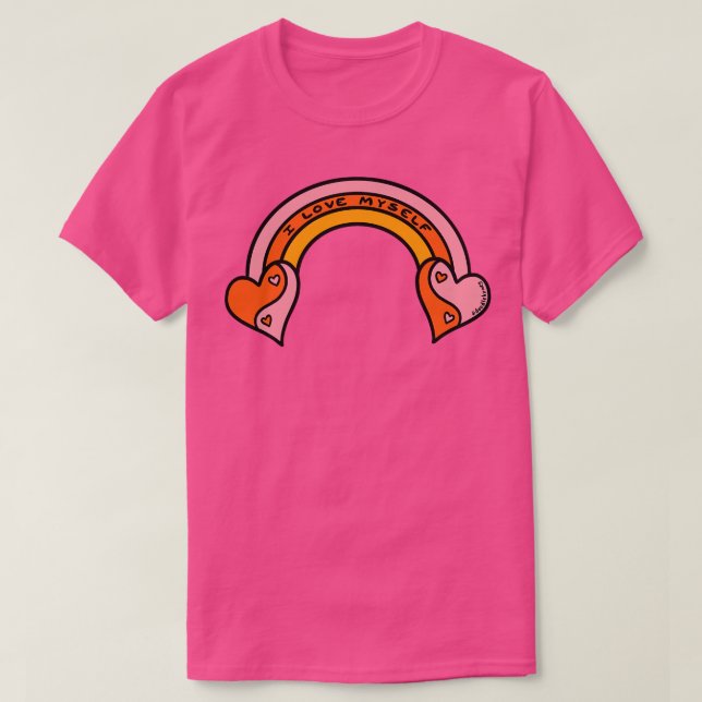 Camiseta Eu Amo Mys (Frente do Design)