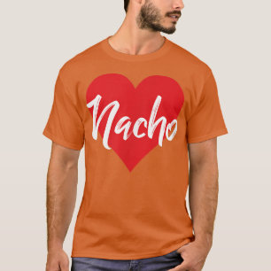 Camiseta Eu Amo Nacho Primeiro Nome T I Heart