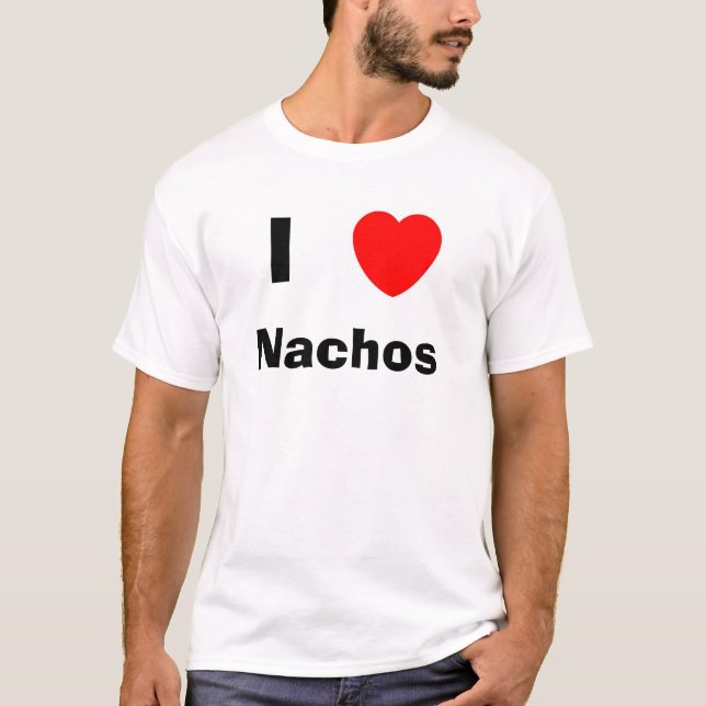 Camiseta Eu amo Nachos (Frente)