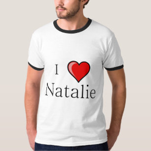 Camiseta Eu amo Natalie