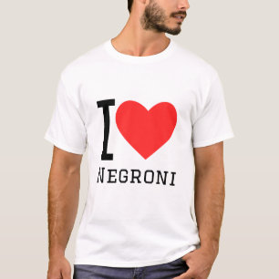 Camiseta Eu amo Negroni