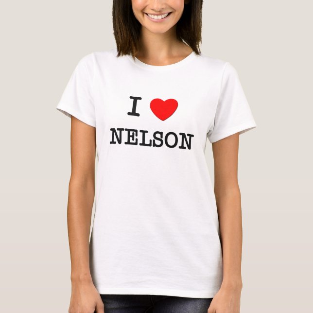 Camiseta Eu amo Nelson (Frente)