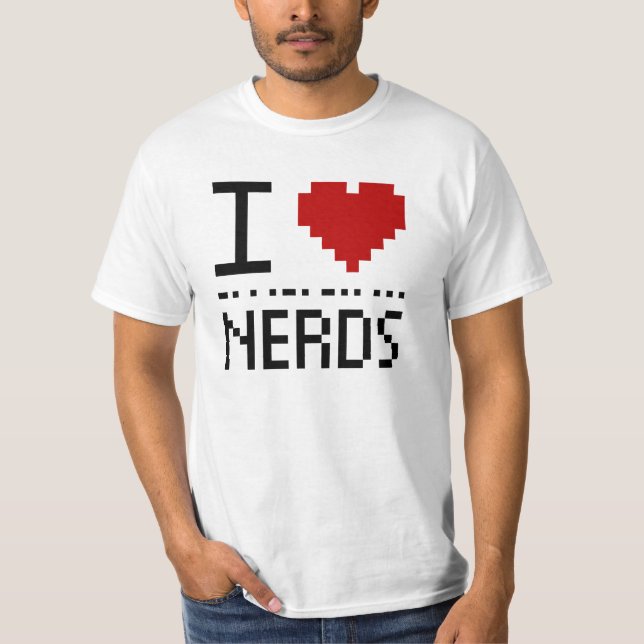 Camiseta Eu amo nerd (Frente)