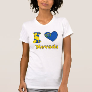 Camiseta Eu amo Nevada