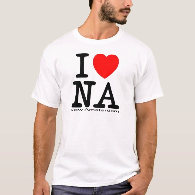 Camiseta Eu amo New Amsterdam (Frente)