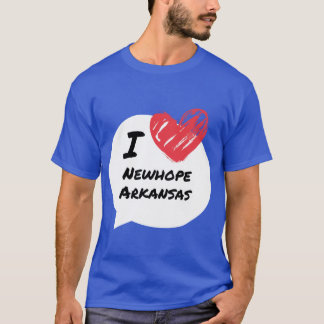 Camiseta Eu amo Newhope Arkansas