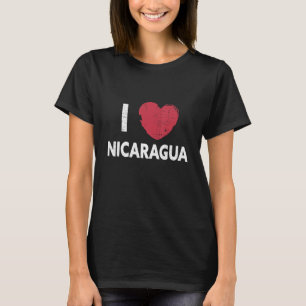 Camiseta Eu Amo Nicarágua, Eu Amo Design Nicarágua
