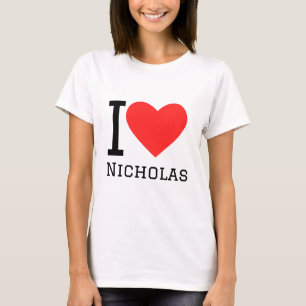 Camiseta Eu amo nicholas
