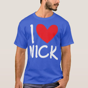 Camiseta Eu Amo Nick Name Personalizado Men Cara BFF Amigo