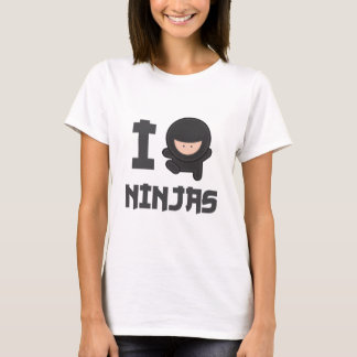 Camiseta Eu amo ninjas