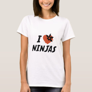 Camiseta Eu Amo Ninjas