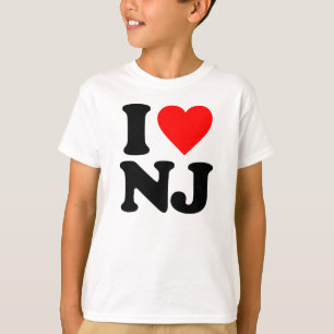 CAMISETA EU AMO NJ