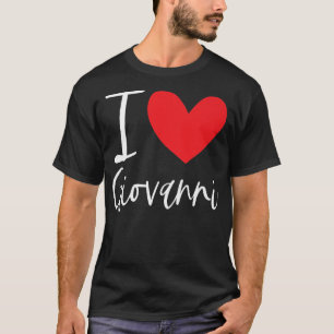 Camiseta Eu Amo Nome Iovanni Homem Personalizado BFF Frie