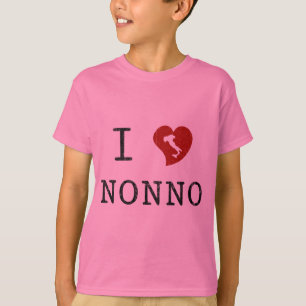 Camiseta Eu amo Nonno