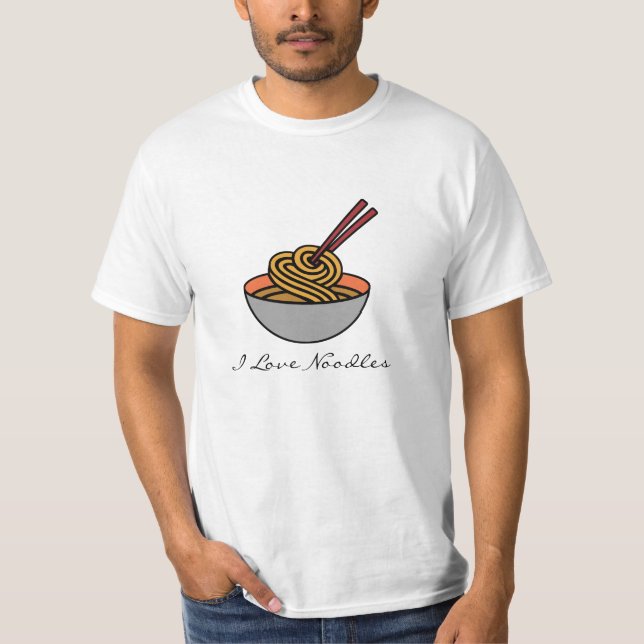 Camiseta Eu Amo Noodles (Frente)