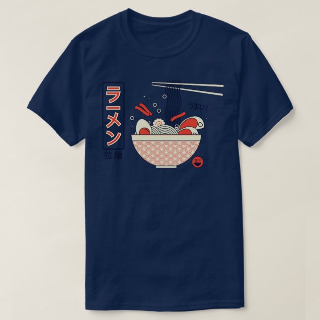 Camiseta Eu Amo Noodles Ramen Bowl (Frente do Design)