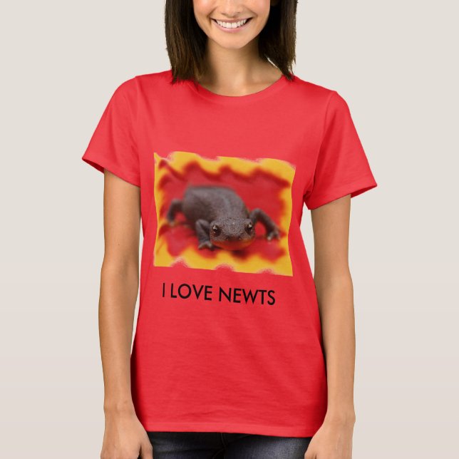 Camiseta Eu Amo Notícias (Frente)