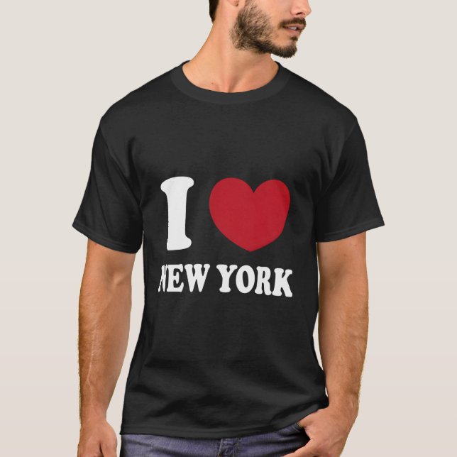 Camiseta Eu Amo Nova York (Frente)