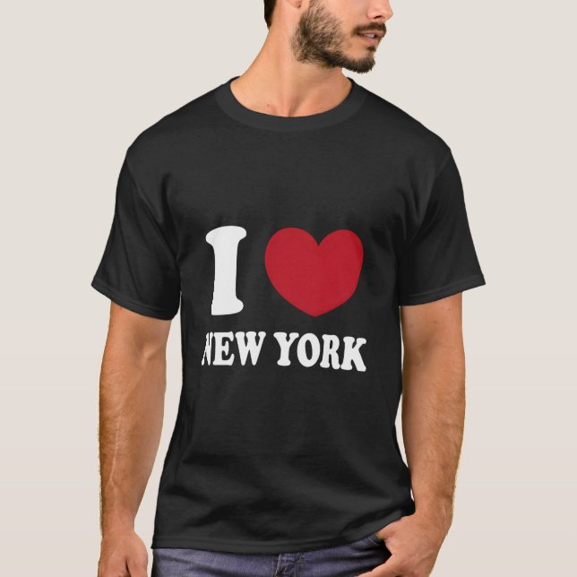 Camiseta Eu Amo Nova York (Frente)