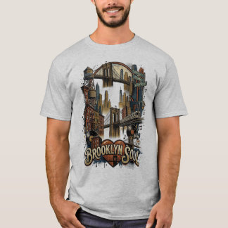 Camiseta Eu Amo Nova York Alma do Brooklyn