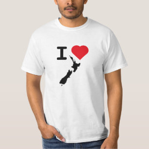 CAMISETA EU AMO NOVA ZELÂNDIA