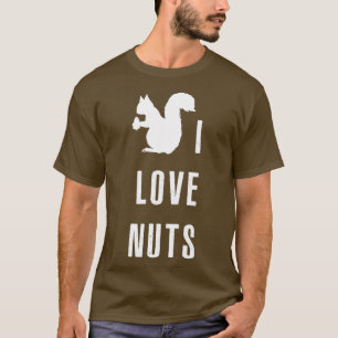 Camiseta Eu amo nozes