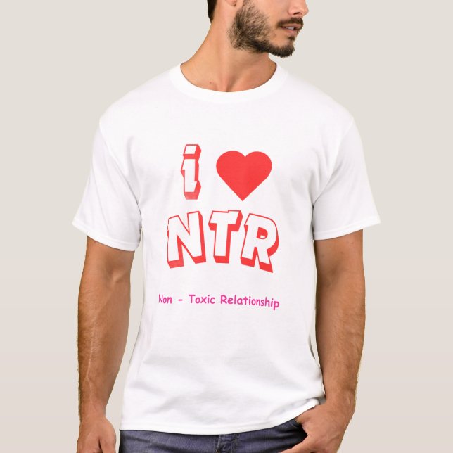 Camiseta Eu amo NTR (Frente)