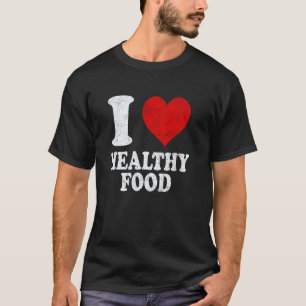 Camiseta Eu Amo Nutricionista de Alimentação Saudável Vegan