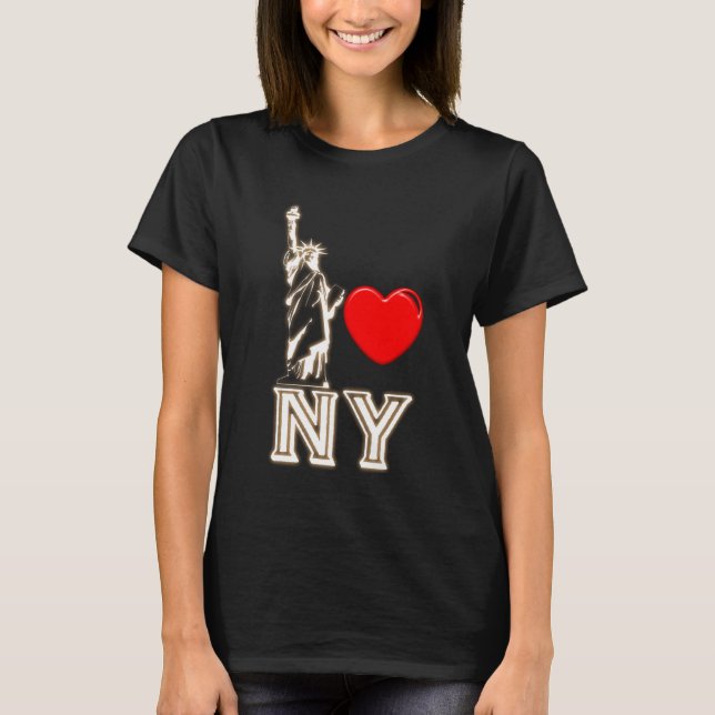 Camiseta Eu Amo NY (Frente)