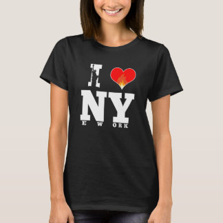 Camiseta Eu Amo NY Eu Amo Nova York-Nova York