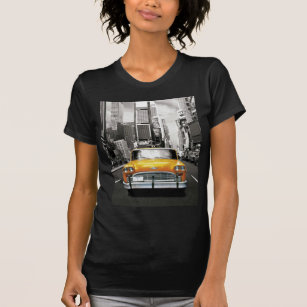 Camiseta Eu amo NYC - táxi de New York