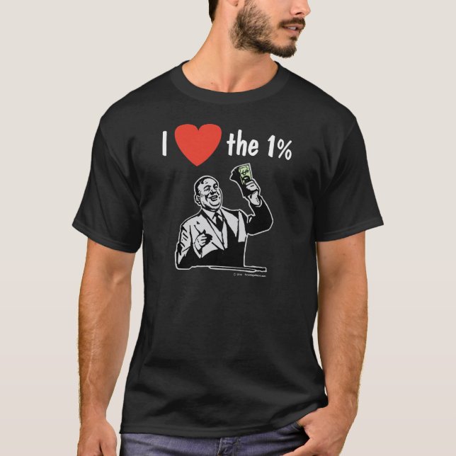 Camiseta EU AMO o 1% (Frente)