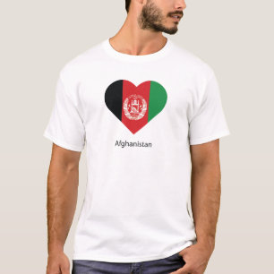Camiseta Eu Amo o Afeganistão
