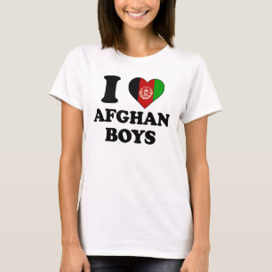 Camiseta Eu amo o Afghan Boys