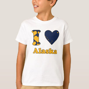 Camiseta Eu amo o Alasca