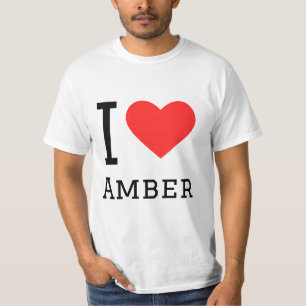 Camiseta Eu amo o âmbar