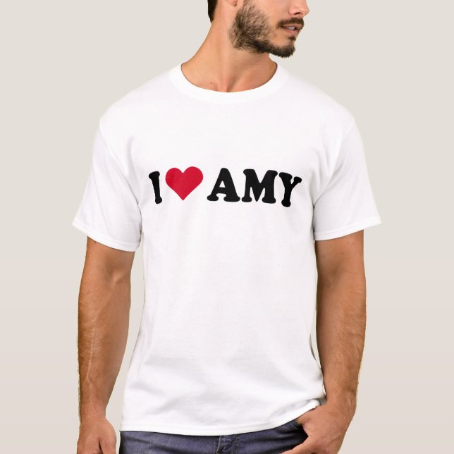 CAMISETA EU AMO O AMY (Frente)
