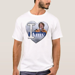 Camiseta Eu amo o Amy Klobuchar -