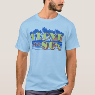 Camiseta Eu amo o anos 80