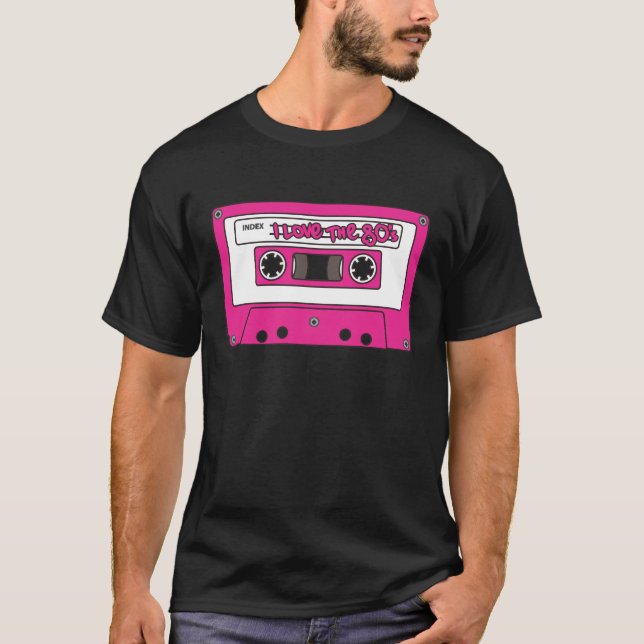 Camiseta Eu amo o anos 80 (Frente)