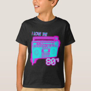 Camiseta EU AMO o anos 80