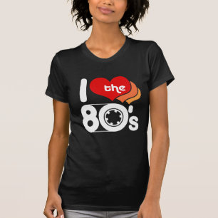 Camiseta Eu amo o anos 80