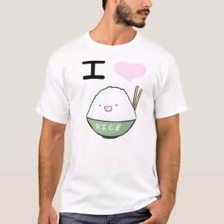 Camiseta Eu amo o arroz