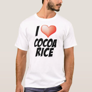Camiseta EU AMO o ARROZ do CACAU - t-shirt