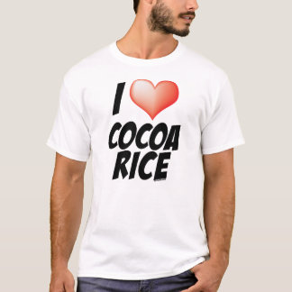 Camiseta EU AMO o ARROZ do CACAU - t-shirt