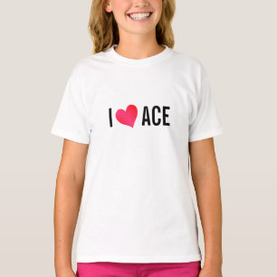 Camiseta Eu amo o ás