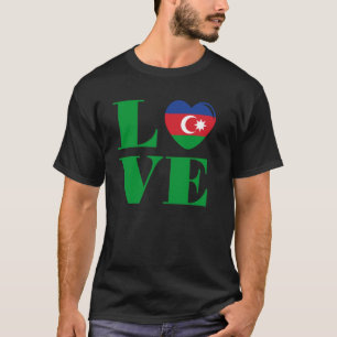 Camiseta Eu amo o Azerbaijão