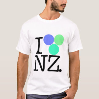 Camiseta Eu amo o azul de NZ